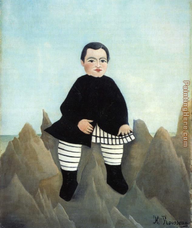 Boy on the Rocks